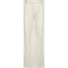 Amiri Pants Amiri Wide-leg twill pants white