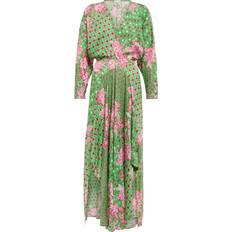 Ilona Printed Maxi Dress - Green
