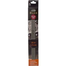 UK 12 (2.75 mm) Knitting Needles Pony Stainless Steel 20cm Elan Double Knitting Needles Set of Five 2.75mm P35508