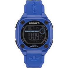 Quartz Digital Resin Case Silicone Bracelet Watch
