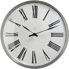 Sompex Amsterdam Hvid-Sort-Silver Vægur 33cm