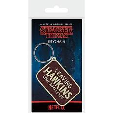 Stranger Things Rubber Keychain, Multi-Colour, 4.5 6cm - Multicoloured