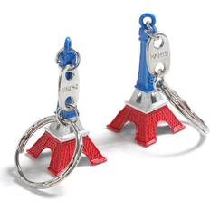 Wallets & Key Holders Trixes 2 Tricolour Eiffel Tower Keychains