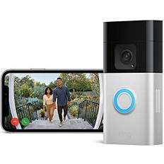 Ring Battery Video Doorbell Plus by Amazon Wireless Video Doorbell Camera with 1536p HD Video, Head-To-Toe View, Colour Night Vision, Wi-Fi