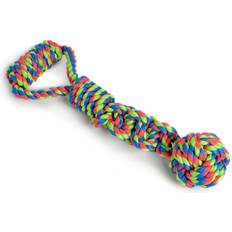 Petface Toyz Rope Ball Tugger Dog