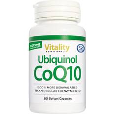 Vitality Nutritionals Coenzyme Q10 100mg Kaneka Ubiquinol 60 Stk.