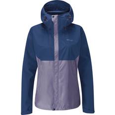 Rab Rain Clothes Rab Women's Downpour ECO Waterproof Jacket - Patriot Blue/Purple Sage