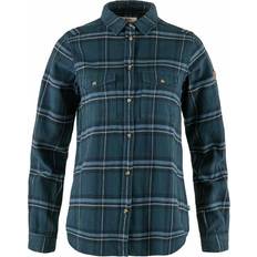 Fjällräven Övik Heavy Flannel Shirt W 34/XXS INDIGO BLUE/DARK NAVY