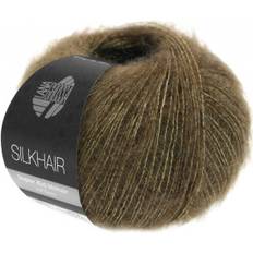 Lana Grossa Silkhair 165 Olive Brown Yarn