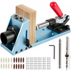 VEVOR Pocket Hole Jig Kit M4 Adjustable Joinery Woodworking System