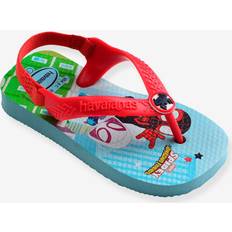 PVC Flip Flops Children's Shoes Havaianas Baby Marvel - Blue/Red