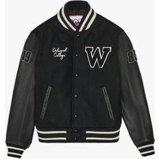 Oakwood College Graduate Black Varsity Jacket XL, Colour: Black