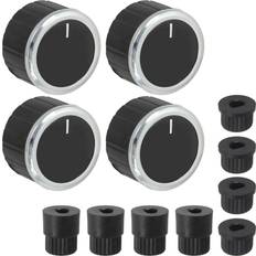 Control Knob Dial Switch Adaptors for HOTPOINT Oven Cooker Black x 4