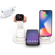 Vinsh Magnetic Apple Wireless Charging Station 4 in 1 Charger Dock Compatible with iPhone Apple Watch and Airpods