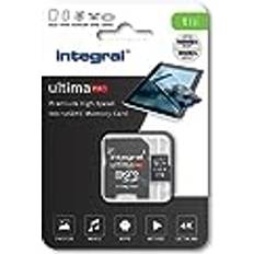 Integral 1 TB Micro SD-kort 4K video premium höghastighetsminneskort SDXC upp till 100 MB s läshastighet och 50 MB s skrivhastighet V30 C10 U3 UHS-I A1