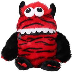 Toyland Toyland 9' 23cm Red & Black Colour Worry Monster Plush Soft Toy Loves Eating Your Worries