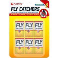 PestShield 6 Sticky Fly Papers Catches Flying Insect Trap