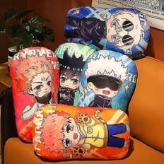 HKHBJS Anime Plushies Jujutsu Kaisen Stuffed Double Side Printed Pillow Plush Toy Gojo Satoru Itadori Yuji Sukuna Cosplay Cushion Doll