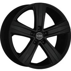 16" - 6.5" Bilfälgar Mak Stone5 Gloss Black Sommardäck 6.5x16