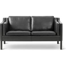 Fredericia Furniture Läder Soffor Fredericia Furniture Mogensen 2-Seater Soffa