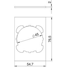 OBO Bettermann Lock Bettermann T4B P1S 9011