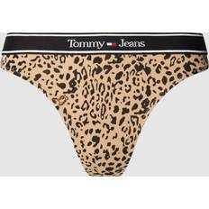 Tommy Hilfiger Brown Underwear Tommy Hilfiger TJ Low Rise Thong - Leopard