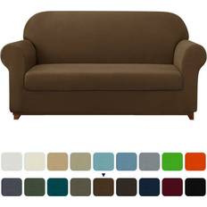 Loose Sofa Covers Subrtex Subrtex 2 Stretch Protector Loose Sofa Cover Brown