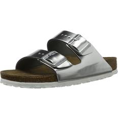 Birkenstock Silver Arizona Soft Footbed Sandals IT