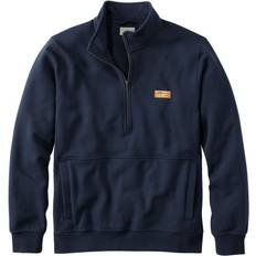 L.L.Bean Men's Katahdin Iron Works Half-Zip Sweatshirt, Utility Navy XXXL, Cotton Blend