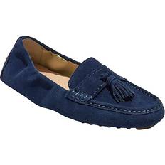 Loafers Jack Rogers Bedon Tassel Driver Suede Midnight Women's Flat Shoes Navy