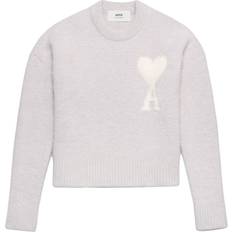 Ami Paris Ami de Cœur Sweater - Gray