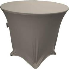 Linen Tablecloths LA Linen LA Linen Round Spandex Tablecloth Gray