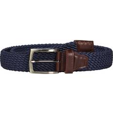 Blue Belts Johnston & Murphy Stretch Knit Navy Men's Belts Navy