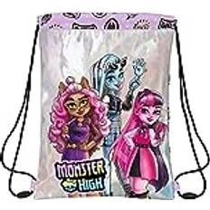 Skolväskor på rea Monster High Safta M855 FROZEN Ryggsäck Platt säck Junior, Ryggsäck, Perfekt för barn i olika åldrar, bekväm och mångsidig, kvalitet och styrka, 26x34 Unisex barn 1 Lila, Estándar, tillfällig