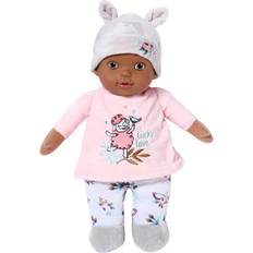 Baby Annabell Söt DOLL Zapf Creation 706435 Söt för spädbarn DoC 30 cm mjuk rosa tygdocka för spädbarn, integrerad skallra, tvättbar, kan användas från födseln, S