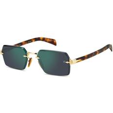 David Beckham Men Sunglasses David Beckham Gold Havana Sunglasses - Metal Gold Havana