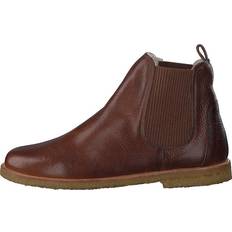 Angulus Stivaletti Chelsea Angulus Chelsea Boot With Wool Lining 2509 Medium Brown Female