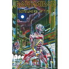 Iron Maiden Somewhere Time Textile Black Poster
