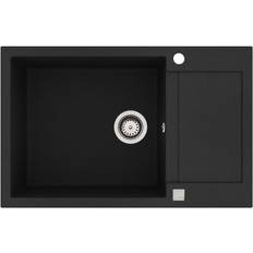 Lavabo Saturn 790 Diskbänk 78 x 50 cm Svart