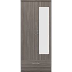 Furniture SECONIQUE Nevada Mirrored 2 Wardrobe