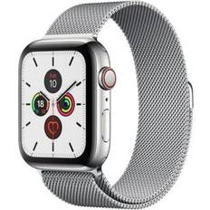 Silber Uhrenarmbänder Milanese Loop Armband Apple Ultra 2