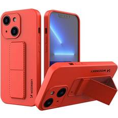 Wozinsky Kickstand iPhone 13 Silikon Case Rot