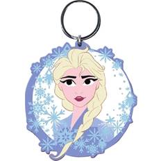 Wallets & Key Holders Frozen 2 Rubber Keyring with Elsa Design - Blue