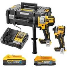 18v dewalt combi drill and impact driver Dewalt DCK2052H1E1T 18v xr Brushless Powerstack Combi Drill Impact Driver