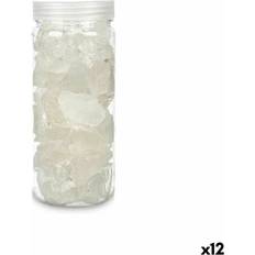 Gift Decor Dekorative Sten 600 g Kvarts Hvid Set of 12