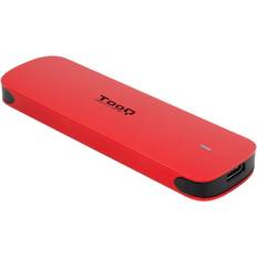 Externo - M.2 - SSD Discos duros Tooq Caja Externa Ssd M2 Nvme Roja Tqe-2201r