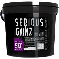 Mass gainer The Bulk Protein Company Serious Gainz Mass Gainer Powder Black Cherry 5kg