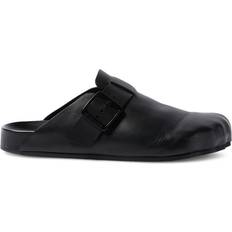 Sko Balenciaga Sunday Leather Mules - Black
