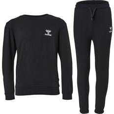 Svarte Tracksuits Hummel Black Venti Tracksuit