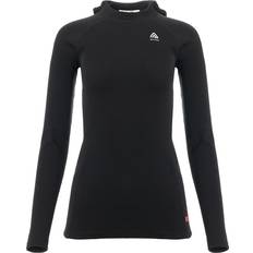 Dame - Hettegensere Aclima WarmWool Hoodsweater V2 - Jet Black